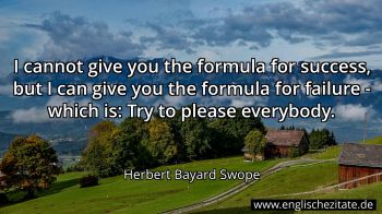 Englisches Zitat von Herbert Bayard Swope als Bild