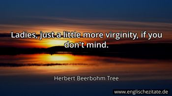 Englisches Zitat von Herbert Beerbohm Tree als Bild