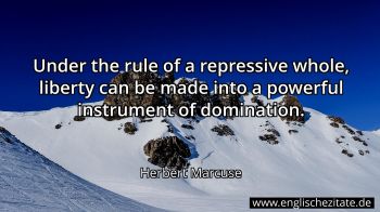 Englisches Zitat von Herbert Marcuse als Bild