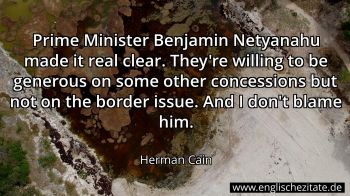 Englisches Zitat von Herman Cain als Bild