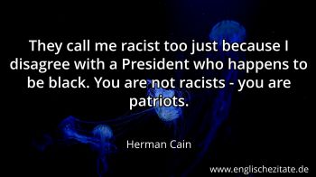 Englisches Zitat von Herman Cain als Bild