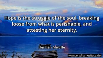 Englisches Zitat von Herman Melville als Bild