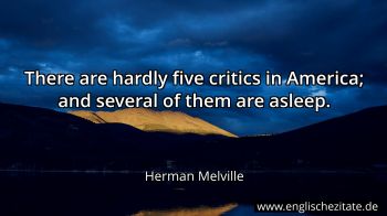 Englisches Zitat von Herman Melville als Bild