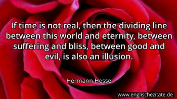 Englisches Zitat von Hermann Hesse als Bild