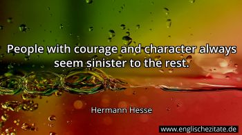 Englisches Zitat von Hermann Hesse als Bild