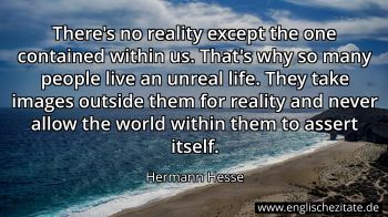 Englisches Zitat von Hermann Hesse als Bild