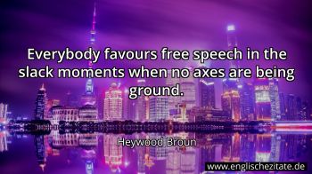 Englisches Zitat von Heywood Broun als Bild