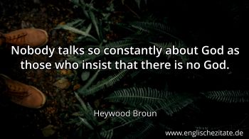 Englisches Zitat von Heywood Broun als Bild