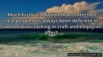 Englisches Zitat von Hilary Mantel als Bild