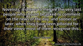 Englisches Zitat von Hilary Mantel als Bild