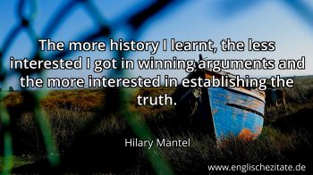 Englisches Zitat von Hilary Mantel als Bild
