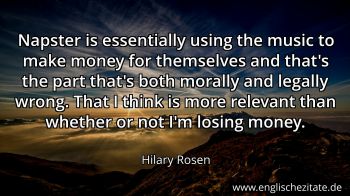 Englisches Zitat von Hilary Rosen als Bild