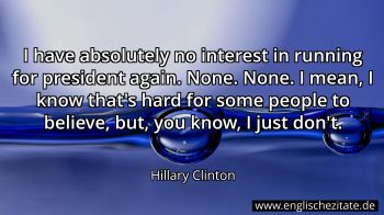 Englisches Zitat von Hillary Clinton als Bild