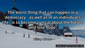 Englisches Zitat von Hillary Clinton als Bild