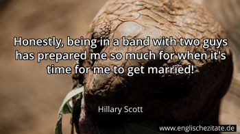 Englisches Zitat von Hillary Scott als Bild