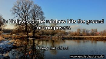 Englisches Zitat von Hoagy Carmichael als Bild