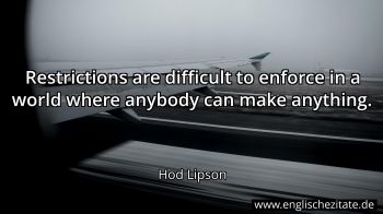 Englisches Zitat von Hod Lipson als Bild