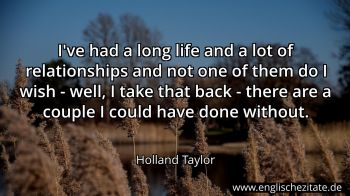 Englisches Zitat von Holland Taylor als Bild