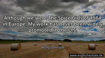 Englisches Zitat von Holly Johnson als Bild
