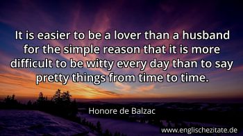 Englisches Zitat von Honore de Balzac als Bild