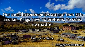 Englisches Zitat von Honore de Balzac als Bild