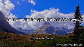 Englisches Zitat von Honore de Balzac als Bild