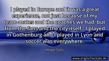 Englisches Zitat von Hope Solo als Bild