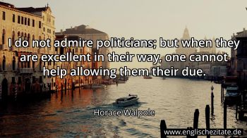 Englisches Zitat von Horace Walpole als Bild