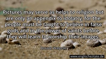 Englisches Zitat von Horace Walpole als Bild