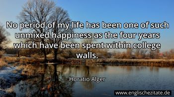 Englisches Zitat von Horatio Alger als Bild