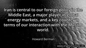Englisches Zitat von Howard Berman als Bild