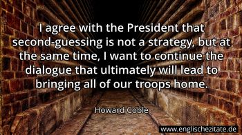 Englisches Zitat von Howard Coble als Bild