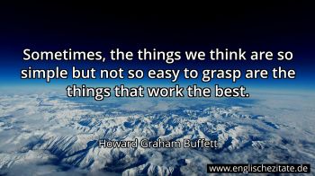 Englisches Zitat von Howard Graham Buffett als Bild