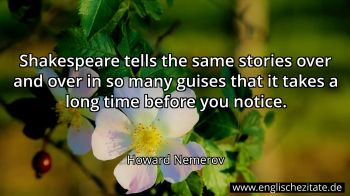 Englisches Zitat von Howard Nemerov als Bild