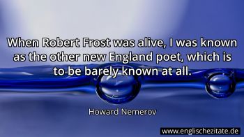 Englisches Zitat von Howard Nemerov als Bild