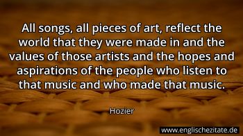 Englisches Zitat von Hozier als Bild