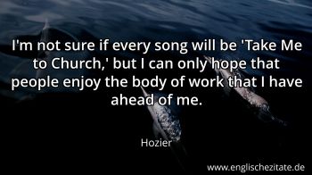 Englisches Zitat von Hozier als Bild