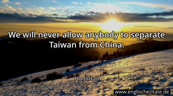 Englisches Zitat von Hu Jintao als Bild