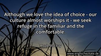 Englisches Zitat von Hugh Mackay als Bild