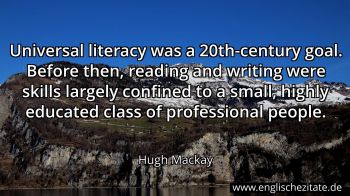 Englisches Zitat von Hugh Mackay als Bild
