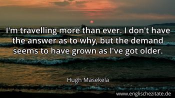 Englisches Zitat von Hugh Masekela als Bild
