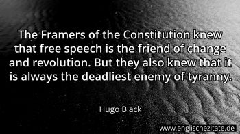 Englisches Zitat von Hugo Black als Bild