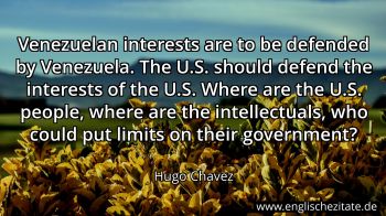 Englisches Zitat von Hugo Chavez als Bild