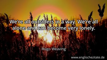 Englisches Zitat von Hugo Weaving als Bild