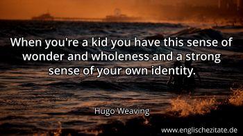 Englisches Zitat von Hugo Weaving als Bild