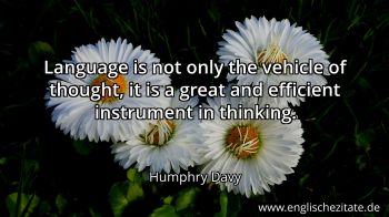 Englisches Zitat von Humphry Davy als Bild