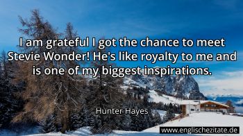 Englisches Zitat von Hunter Hayes als Bild