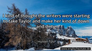 Englisches Zitat von Hunter Tylo als Bild