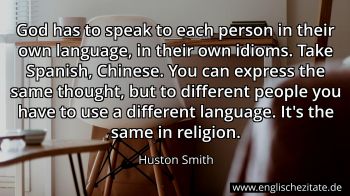 Englisches Zitat von Huston Smith als Bild