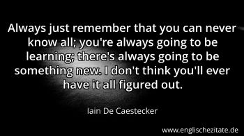 Englisches Zitat von Iain De Caestecker als Bild